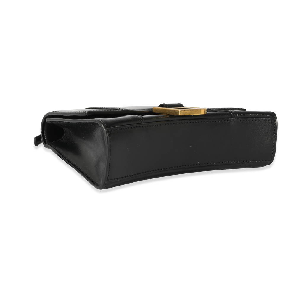 Balenciaga Black Smooth Leather Hourglass XS Belt Bag - Picture 7 of 7